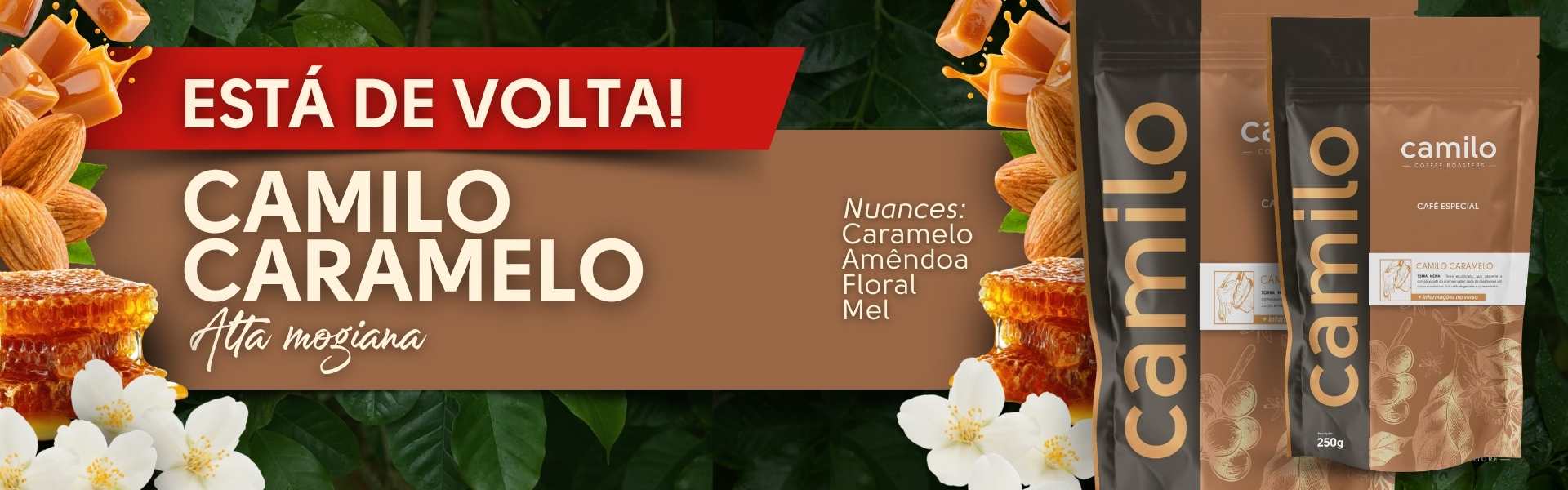NOVIDADE CAMILO CARAMELO ALTA MOGIANA 