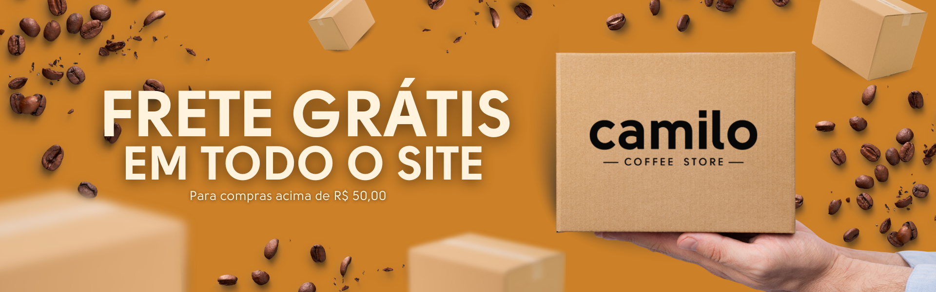 FRETE GRÁTIS ACIMA DE R$50,00