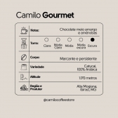 Kit Café Camilo Gourmet: 3 Pacotes de 1Kg EM GRÃOS 100% Arábica + Porta Filtro Camilo