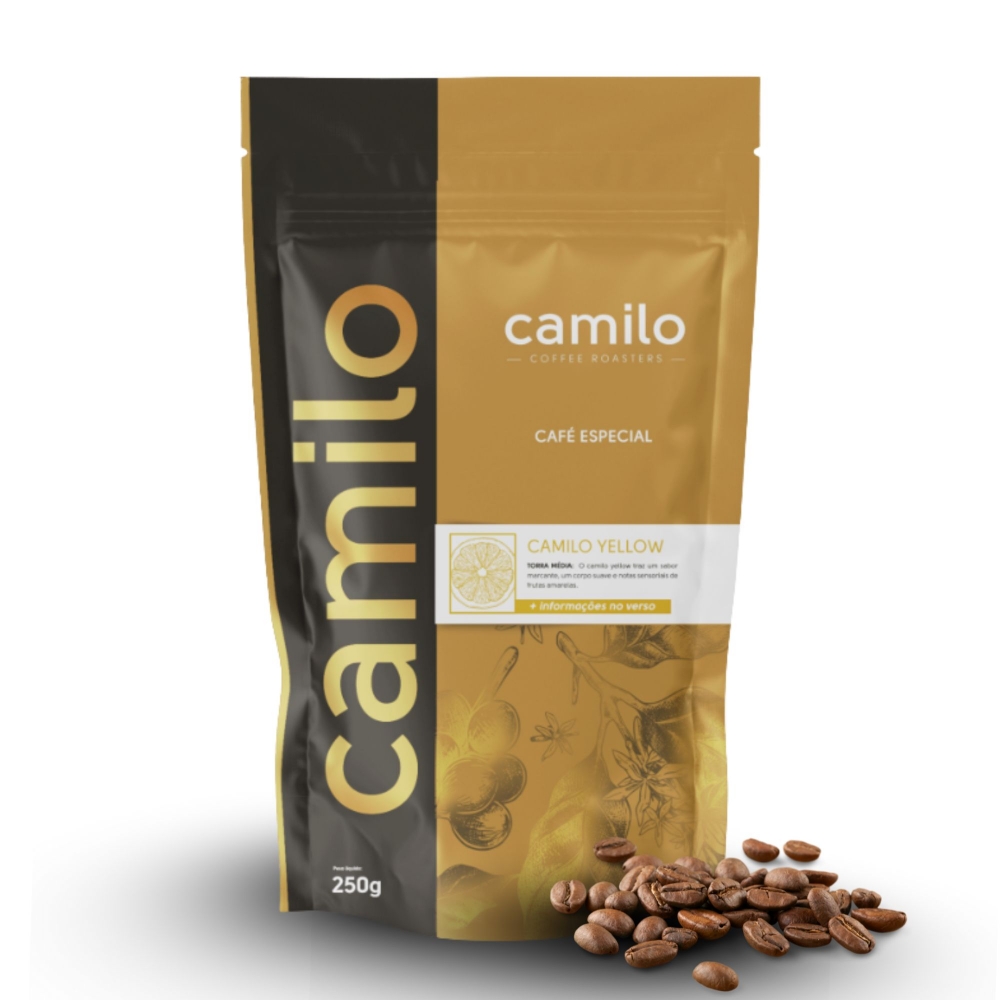 Café Camilo Especial Yellow Alta Mogiana 250g EM GRÃOS 100% Arábica