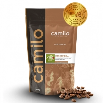 Café Camilo Especial Caramelo Mantiqueira de Minas 250g EM GRÃOS 100% Arábica