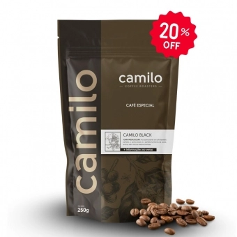 Café Especial Camilo Black 250g EM GRÃOS 100% Arábica